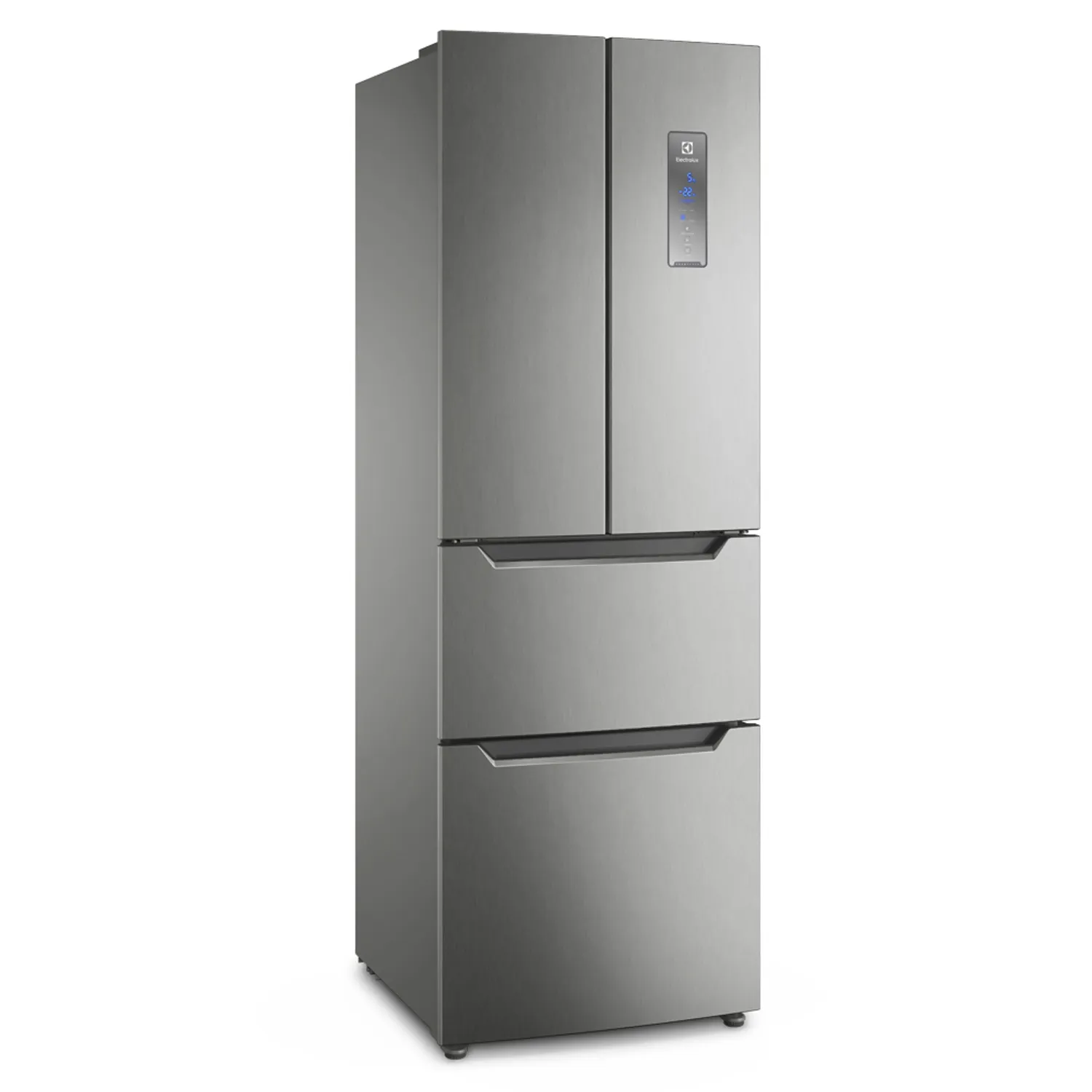 Nevecón Electrolux No frost 320L 3 Puertas Inverter Gris