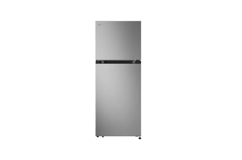 Nevera LG Congelador Superior 266L Plata Mate LinearCooling